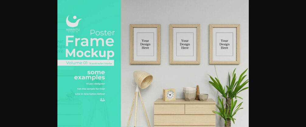 Poster Frame Mockup Vol. 1 Scandinavia Poster 6