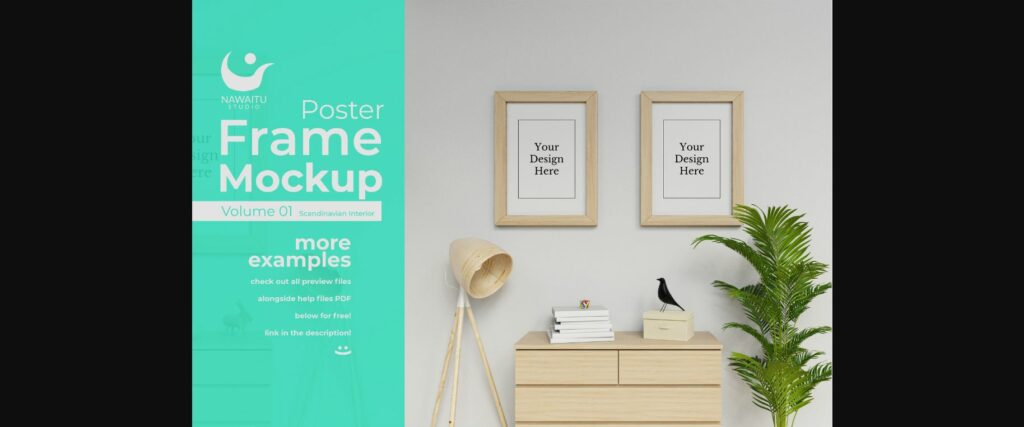 Poster Frame Mockup Vol. 1 Scandinavia Poster 7