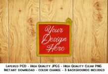 Pot Holder Editable Photo Realistic Product Mockup Poster 1