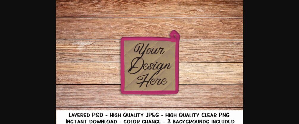 Pot Holder & Oven Mitt Set Product Mockup  Poster 8