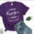 Purple Gildan 5000 Girls T-Shirt Mockup