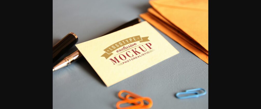 Realistic Mock-ups on Vintage Background Poster 1