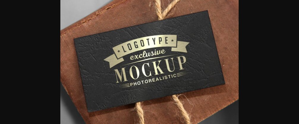 Realistic Mock-ups on Vintage Background Poster 1