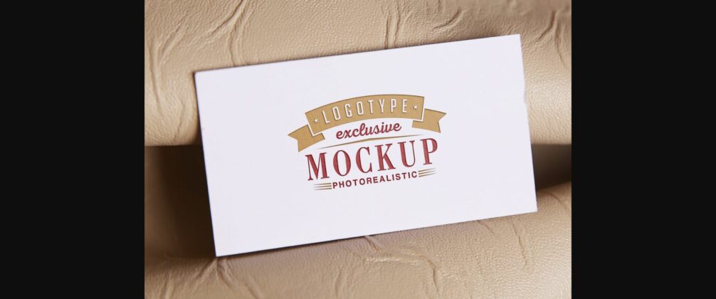 Realistic Mock-ups on Vintage Background Poster 1