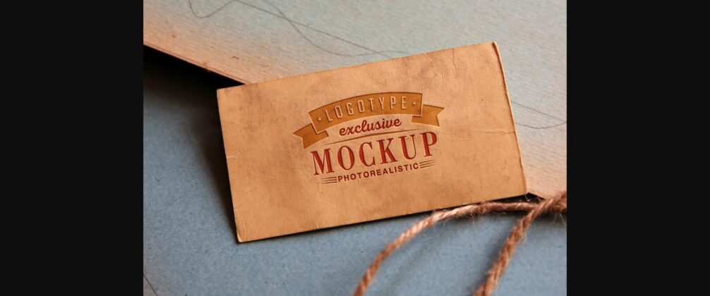 Realistic Mock-ups on Vintage Background Poster 1