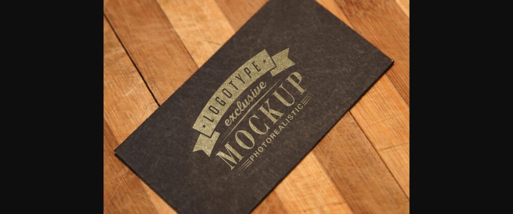 Realistic Mock-ups on Vintage Background Poster 1