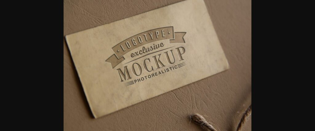 Realistic Mock-ups on Vintage Background Poster 1