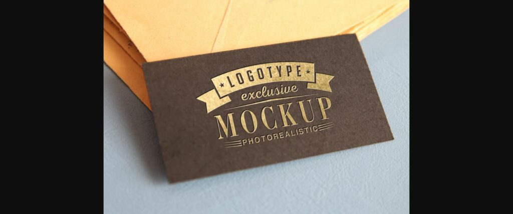 Realistic Mock-ups on Vintage Background Poster 1