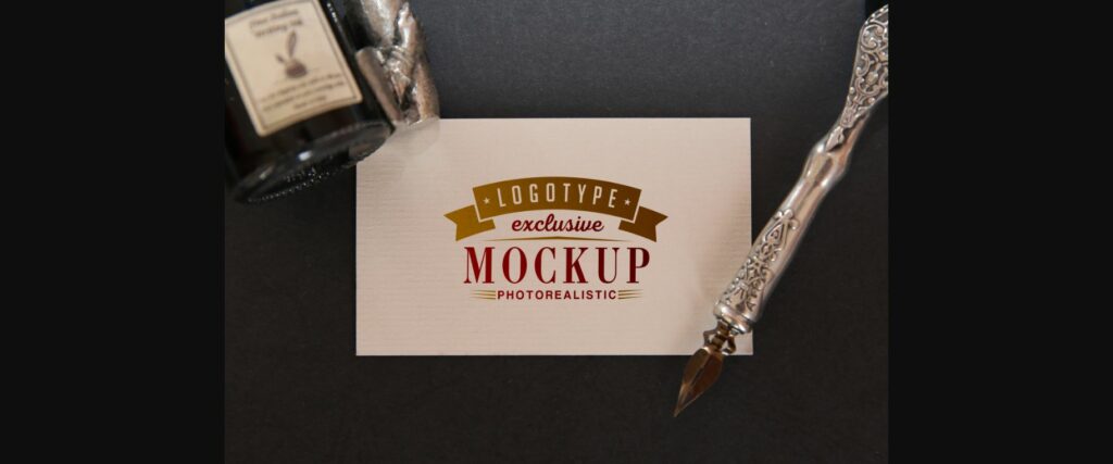 Realistic Mock-ups on Vintage Background Poster 1