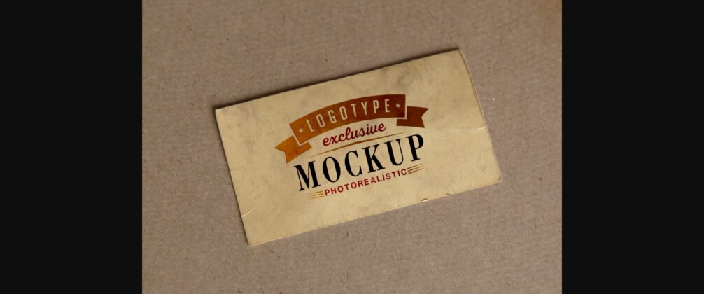 Realistic Mock-ups on Vintage Background Poster 1