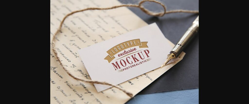 Realistic Mock-ups on Vintage Background Poster 1