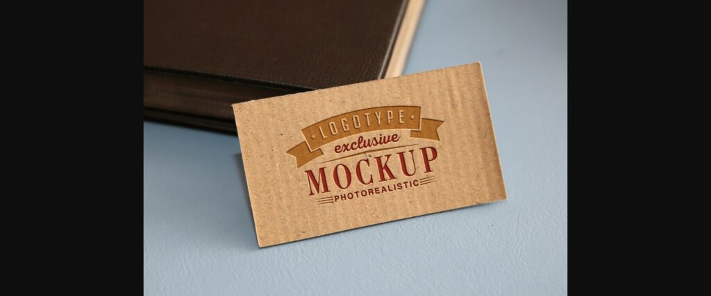 Realistic Mock-ups on Vintage Background Poster 1