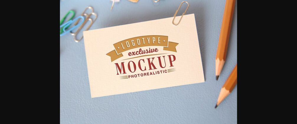 Realistic Mock-ups on Vintage Background Poster 1