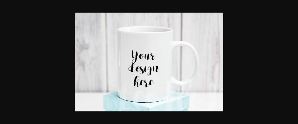 Rustic Sublimation Coffee Mug Mockup Poster 1