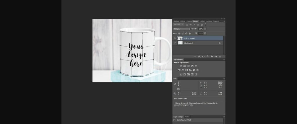 Rustic Sublimation Coffee Mug Mockup Poster 5