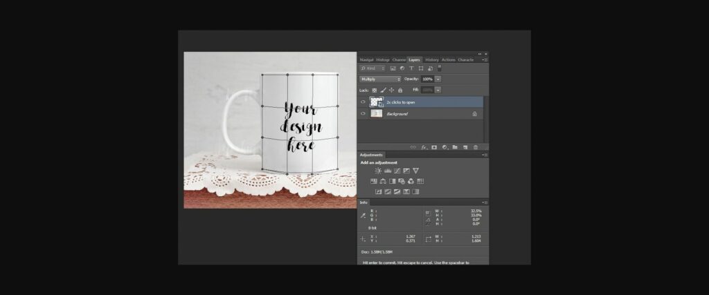 Rustick Sublimation Coffee Mug Mockup Poster 4