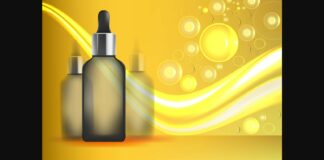 Serum Essence Golden with Dropper in Bottle Poster 1