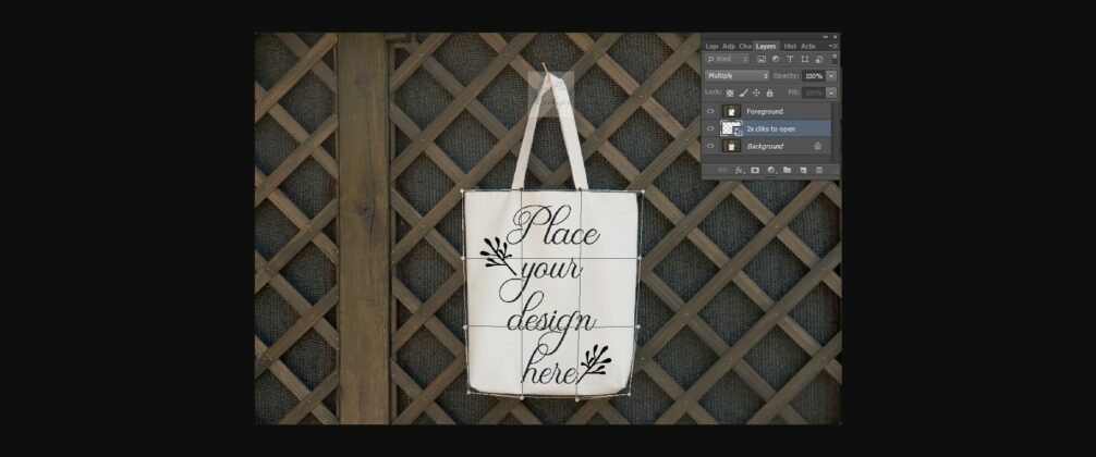 Shopping Tote Bag Mockup Poster 4