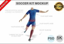 Soccer Uniform Mockup Poster 1