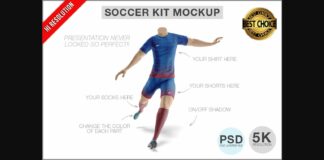 Soccer Uniform Mockup Poster 1