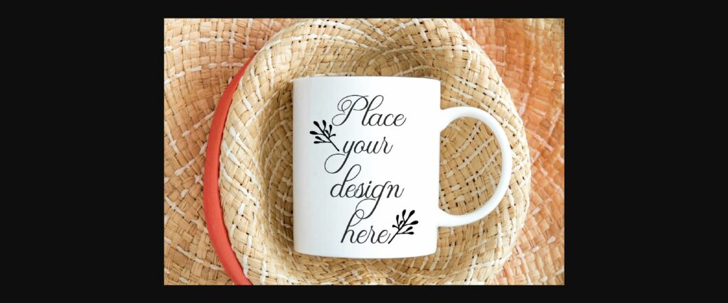 Spring Summer Boho Coffee Mug Mock Up Poster 1