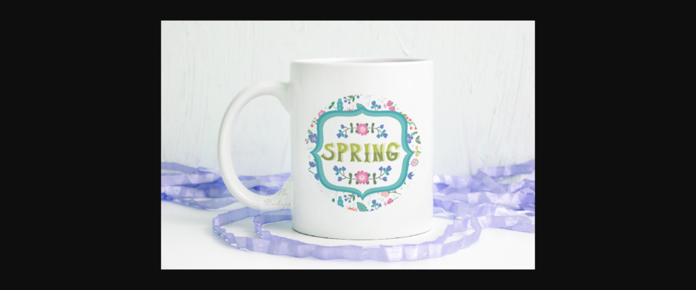 Spring Easter Coffee Mug Mockup Poster 4