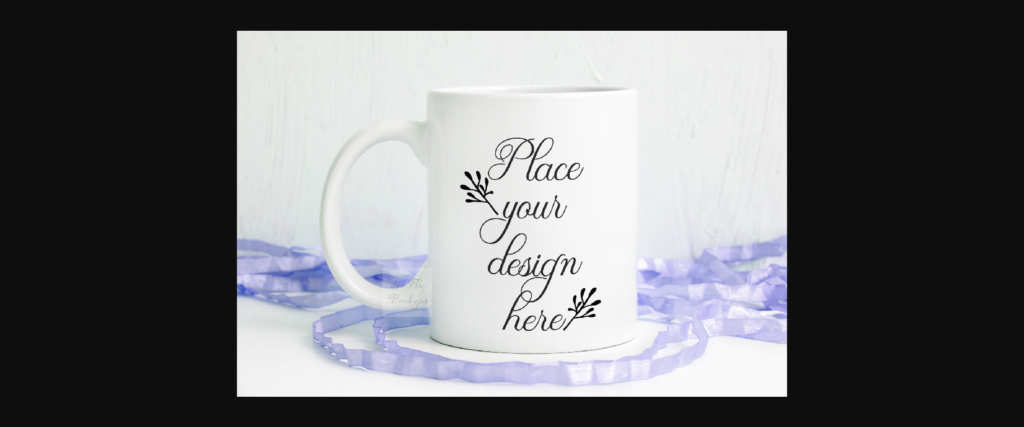 Spring Easter Coffee Mug Mockup Poster 1