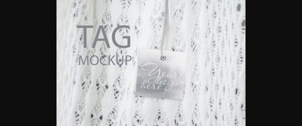 Square Tag Mockup Thank You Tag Poster 1