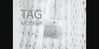 Square Tag Mockup Thank You Tag Poster 1