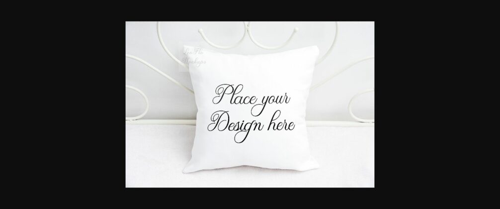 Square Pillow Cushion Mock Up Poster 3