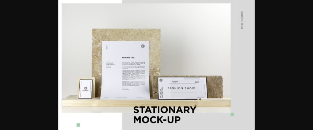 Stationary Mockup / Real Photo Scens Poster 4