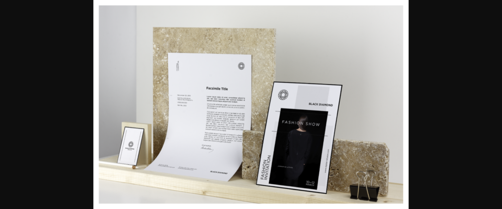 Stationary Mockup / Real Photo Scens Poster 5