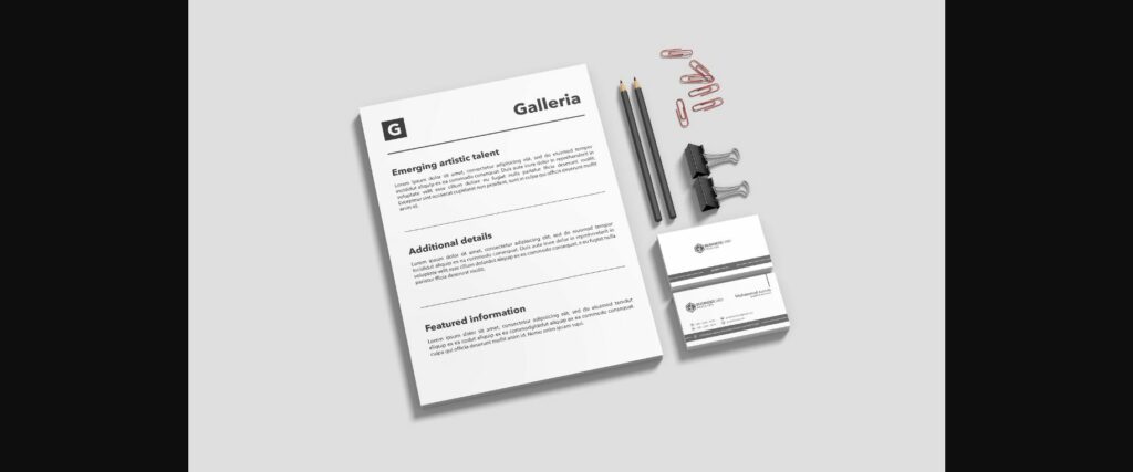 Stationery / Branding Mockup Poster 6