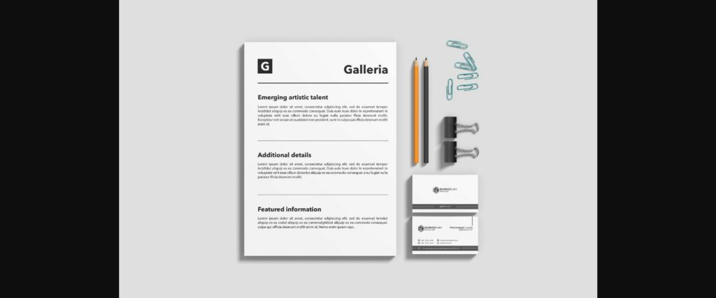 Stationery / Branding Mockup Poster 7