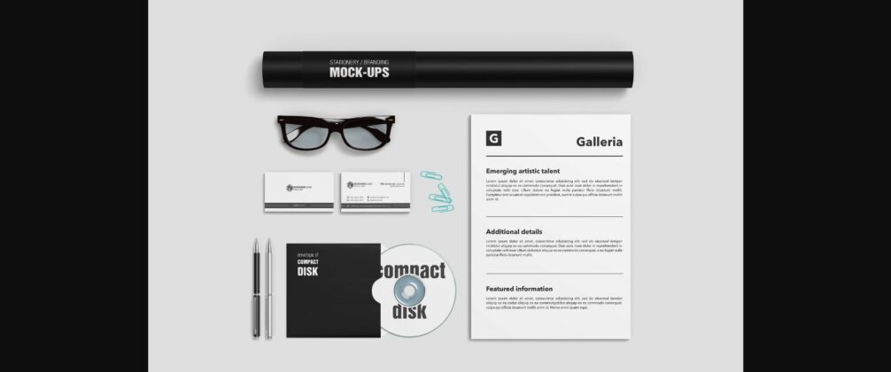 Stationery / Branding Mockup Poster 10