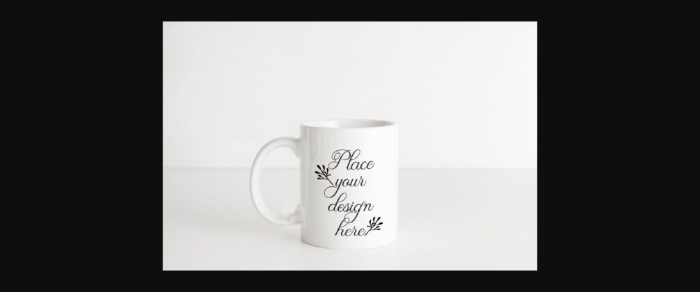 Sublimation White Coffee Mug Mock Up Poster 1