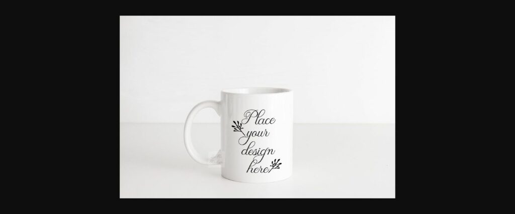 Sublimation White Coffee Mug Mock Up Poster 3