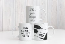 Sublimation Coffee Mug Mock Ups Poster 1