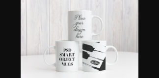 Sublimation Coffee Mug Mock Ups Poster 1