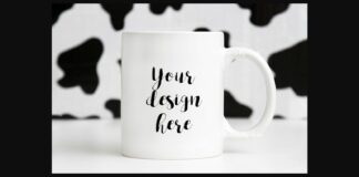 Sublimation Coffee Mug Mockup Poster 1