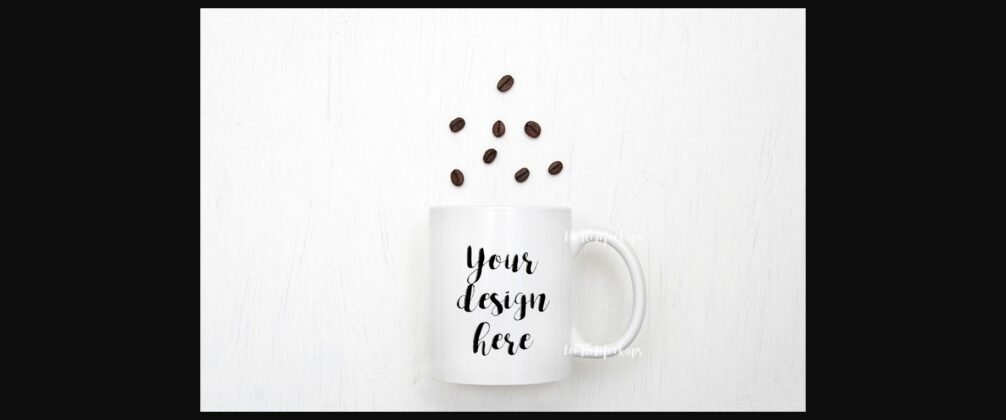 Sublimation Coffee Mug Mockup Flatlay Poster 1