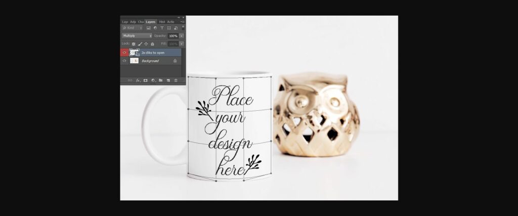 Sublimation White Coffee Mug Mockup Poster 2