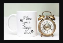 Sublimation White Coffee Mug Mockup Poster 1