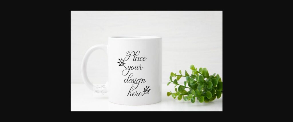 Sublimation White Coffee Mug Mockup Poster 3