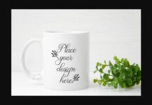 Sublimation White Coffee Mug Mockup Poster 1