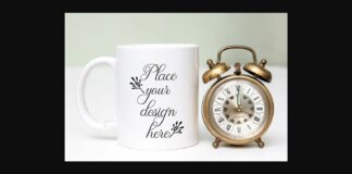 Sublimation White Coffee Mug Mockup Poster 1