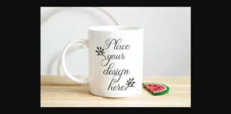 Summer Coffee Mug Mockup Cup Photo Poster 1