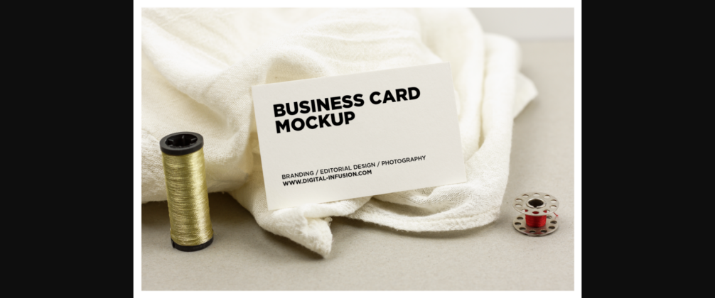 Tailor/Fashion Business Card Mockup Poster 5