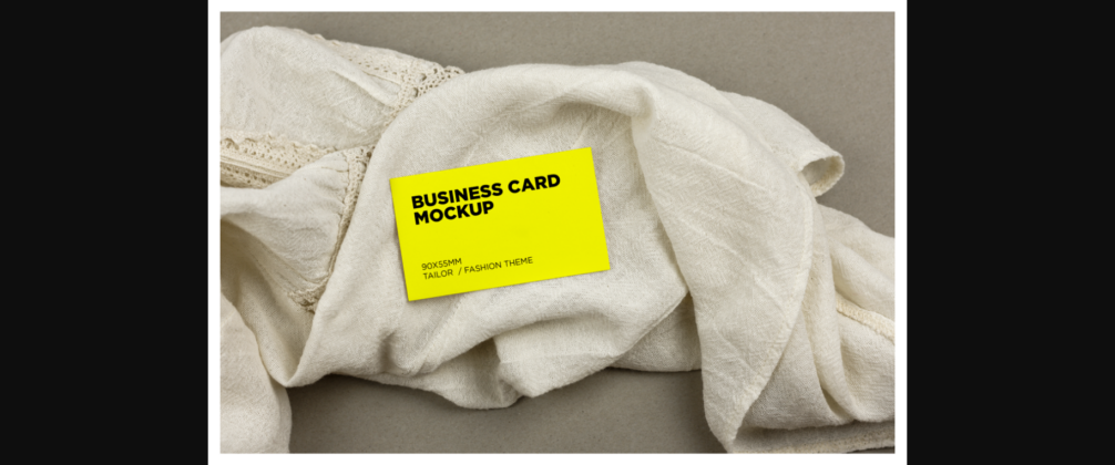 Tailor/Fashion Business Card Mockup Poster 8