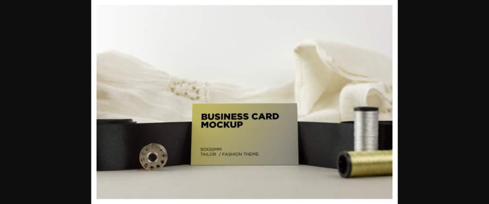 Tailor/Fashion Business Card Mockup Poster 9